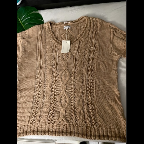 NWT Gant Rugger Loose Cable Knit Sweater Bisquit Beige [SZ‎ XXL ] - Picture 4 of 10